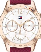 Tommy Hilfiger Часовник с хронограф и силиконова каишка