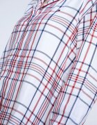 Tommy Hilfiger Дълга пижама на каре с домашни пантофи Бордо/Тъмносин/Мръснобял