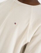 Tommy Hilfiger Дълга пижама с памук Черен/Светло бежово