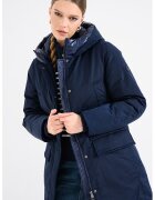 Tommy Hilfiger Дълго зимно яке с качулка и джобове с капаче