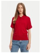 Tommy Hilfiger Дамска поло тениска - Червена