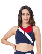 Tommy Hilfiger Дамски спортен сутиен Crop Top - полиамид - тъмносин -