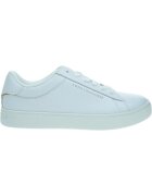 Tommy Hilfiger Дамски спортни обувки естествена кожа - сини