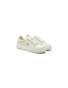 Tommy Hilfiger Детски спортни обувки - еко кожа - бели - златни детайли