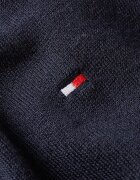 Tommy Hilfiger Фино плетен пуловер с органичен памук Тъмносин