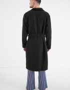 Tommy Hilfiger Халат с органичен памук с лого Черен