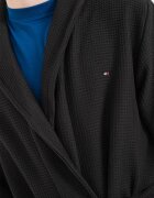 Tommy Hilfiger Халат с органичен памук с лого Черен