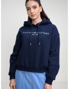Tommy Hilfiger Худи с лого - Бял/Тъмносин