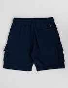 Tommy Hilfiger Къс карго панталон с връзка Тъмносин