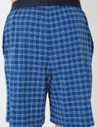 Tommy Hilfiger Къса пижама с джобове встрани Мръснобял/Blue Titanium