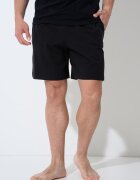 Tommy Hilfiger Къса пижама с памук Black Onyx