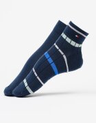 Tommy Hilfiger Къси чорапи - 2 чифта Ултрамарин синьо/Ментово зелено