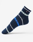 Tommy Hilfiger Къси чорапи - 2 чифта Ултрамарин синьо/Ментово зелено