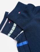 Tommy Hilfiger Къси чорапи - 2 чифта Ултрамарин синьо/Ментово зелено