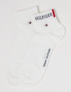 Tommy Hilfiger Къси чорапи с лого 2 чифта Бял