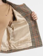 Tommy Hilfiger Късо сако на каре Червен/Кафяв/Бежов