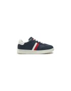 Tommy Hilfiger Кецове за момчета - екологична кожа - тъмносин - бяла синтетична подметка - червени и бели акценти