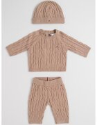 Tommy Hilfiger Комплект с плетка осморка - 3 части - Камел