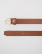 Tommy Hilfiger Кожен колан Efortless Коняк кафяв