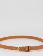 Tommy Hilfiger Кожен колан Esential Efortless Коняк кафяв
