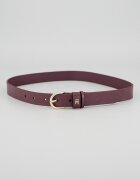 Tommy Hilfiger Кожен колан Essential с лого Виолетов
