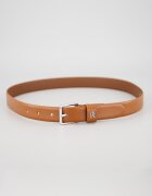 Tommy Hilfiger Кожен колан с квадратна тока Коняк