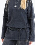 Tommy Hilfiger Кожен колан с увиване Черен