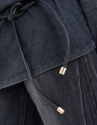 Tommy Hilfiger Кожен колан с увиване Черен