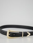 Tommy Hilfiger Кожен колан West Черен