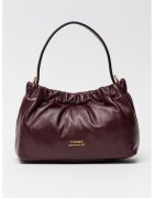 Tommy Hilfiger Кожена чанта през рамо - Тъмночервен