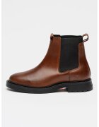 Tommy Hilfiger Кожени боти Comfort Chelsea - Коняк кафяв