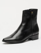 Tommy Hilfiger Кожени боти с масивен ток Черен