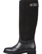 Tommy Hilfiger Кожени ботуши Mixed Texture