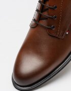 Tommy Hilfiger Кожени кларкове Corporate Коняк кафяв