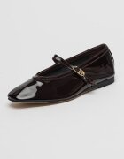 Tommy Hilfiger Кожени лачени пантофки Тъмновиолетов
