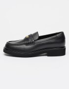 Tommy Hilfiger Кожени мокасини Черен