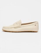 Tommy Hilfiger Кожени мокасини с флаг Тъмнобежово
