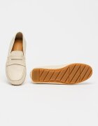 Tommy Hilfiger Кожени мокасини с флаг Тъмнобежово