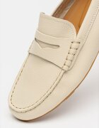 Tommy Hilfiger Кожени мокасини с флаг Тъмнобежово