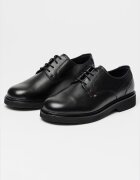 Tommy Hilfiger Кожени обувки Derby Черен