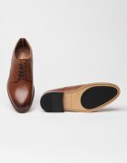 Tommy Hilfiger Кожени обувки Derby Карамел