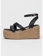 Tommy Hilfiger Кожени сандали с равна платформа