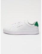 Tommy Hilfiger Кожени спортни обувки Court със синтетика - Зелен/Бял