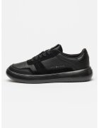 Tommy Hilfiger Кожени спортни обувки Modern Lightcup с велур - Черен