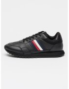 Tommy Hilfiger Кожени спортни обувки под глезена - Черен