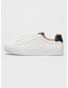 Tommy Hilfiger Кожени спортни обувки Premium Cupsole - Бял/Бордо/Ултрамарин синьо