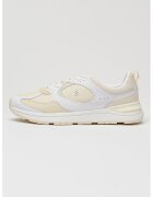 Tommy Hilfiger Кожени спортни обувки Runner Mixt с велур - Бял/Мръснобял