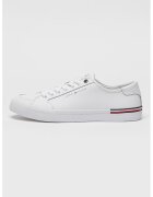 Tommy Hilfiger Кожени спортни обувки с лого - Червен/Черен/Бял
