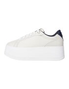 Tommy Hilfiger Кожени спортни обувки с равна платформа