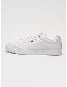 Tommy Hilfiger Кожени тренировъчни обувки Icon Court с лого - Бял